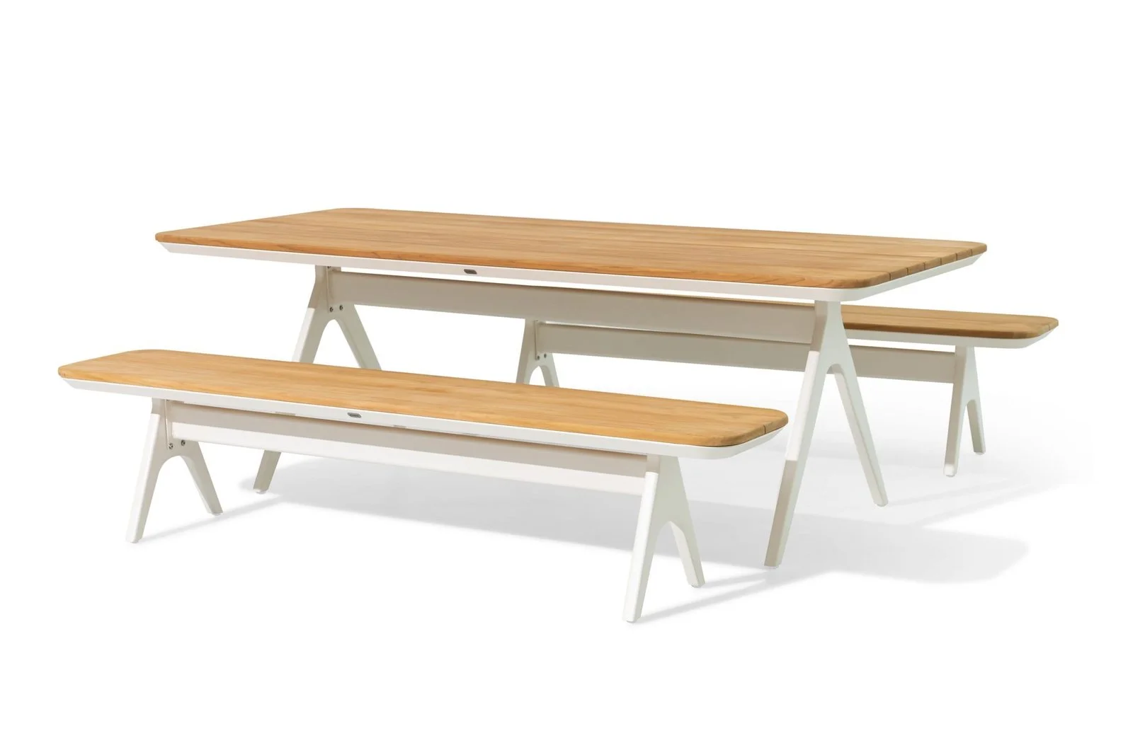 Atlanta Rectangular Dining Table 2benchs Set — View 7
