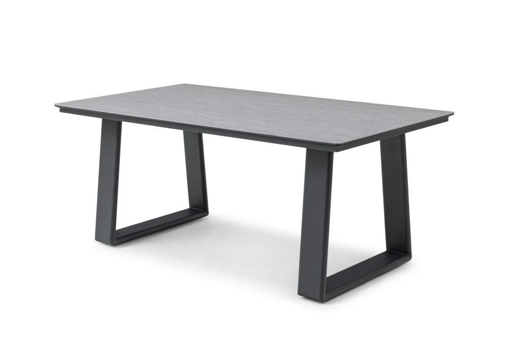 Extendable Aluminum Table With Sintered Stone Top